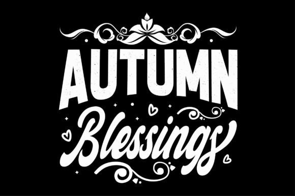 Autumn Blessings Svg T-Shirt Design