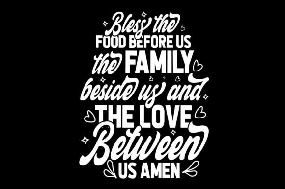 Bless the Food Before Us Svg Design: Graphics and Crafts