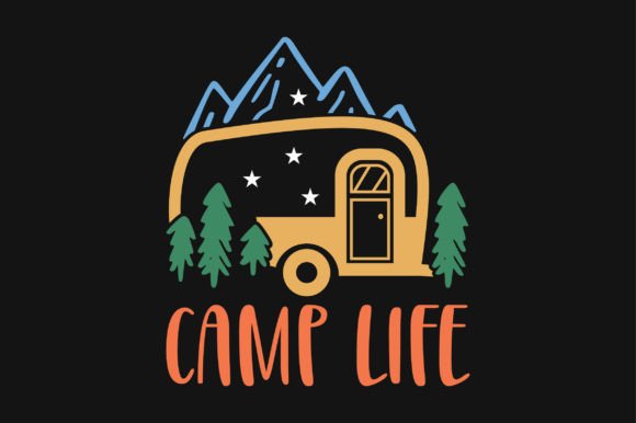 Camp Life Camping SVG: Graphics for Crafts & Branding