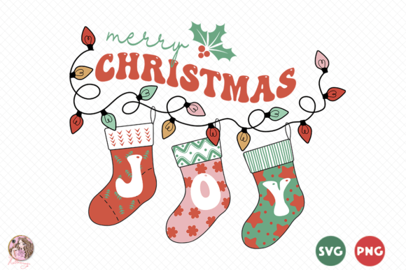 Christmas Socks SVG PNG for Graphics and Crafts