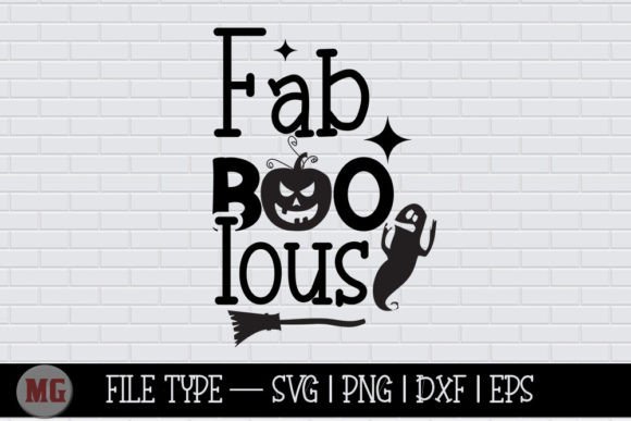 Fab Boo Lous Halloween SVG Graphics for Crafts