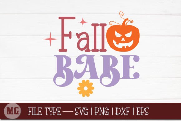 Fall Babe Halloween SVG: Graphics & Crafts for Editorial Design