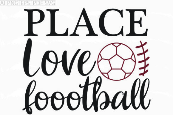 Football SVG Graphic for Crafts and Graphics