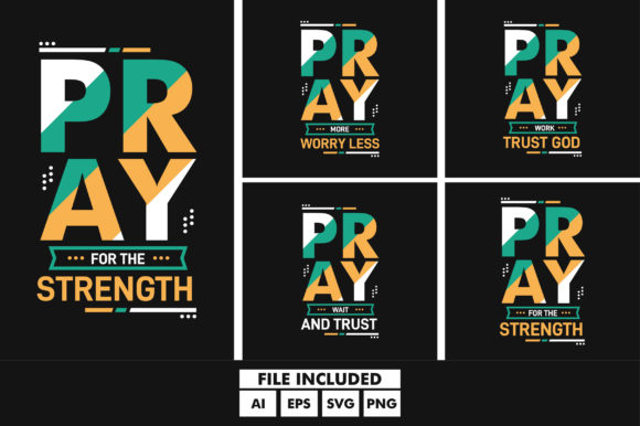 Pray for Typography Quotes SVG T Shirt Graphics & Crafts Review