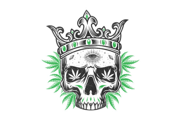 Skull Cannabis Weed T-Shirt SVG Design Graphics and Crafts Review