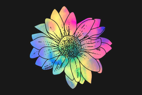 Sunflower Rainbow SVG: Graphics for Crafts & Publishing