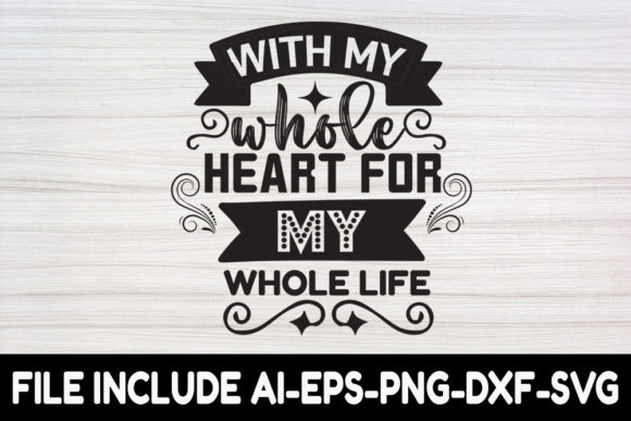 Wedding SVG Design Graphics for Crafts